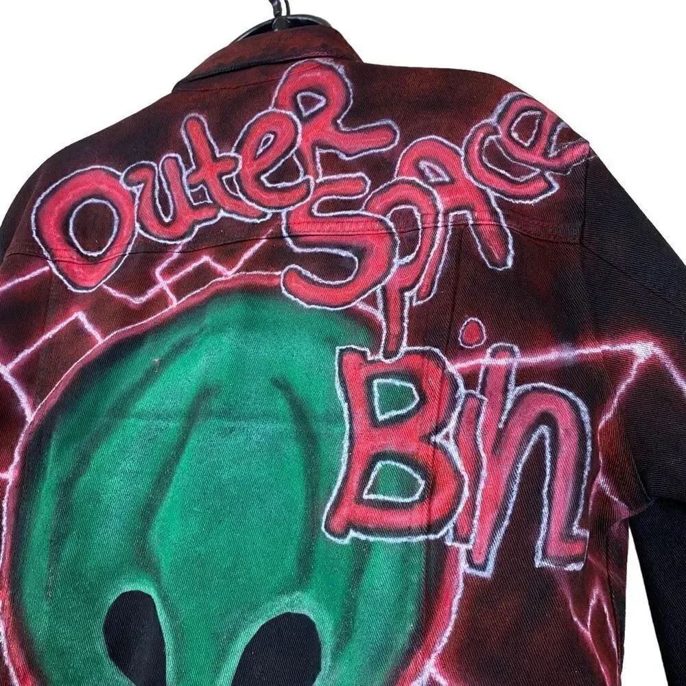 PacSun Custom Graphic Jean Jacket - Picture 12 of 15